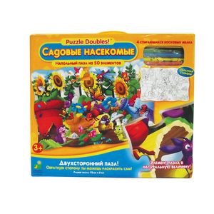 Пазл 'Садовые насекомые'