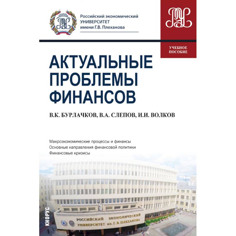 Актуальные проблемы финансов. Учебное пособие