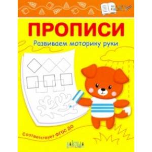 Прописи. Развиваем моторику руки. I уровень сложности. ФГОС ДО