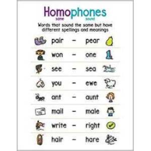 Homophones