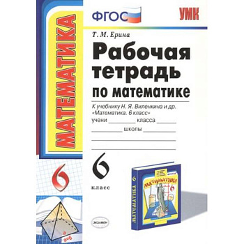 Рабочая тетрадь по математике: 6 класс: к учебнику Н.Я. Виленкина 'Математика: 6 класс'
