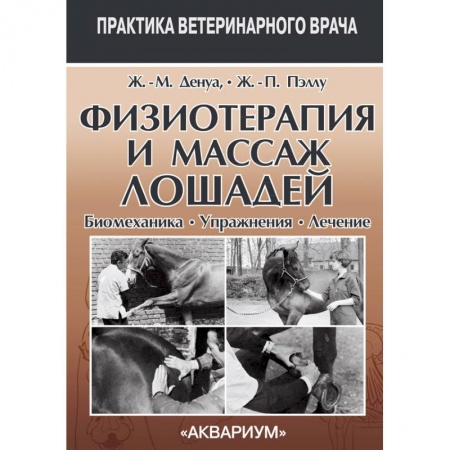 Ветеринария, книга Физиотерапия и массаж лошадей. Биомеханика. Уражнения. Лечение купить по скидке