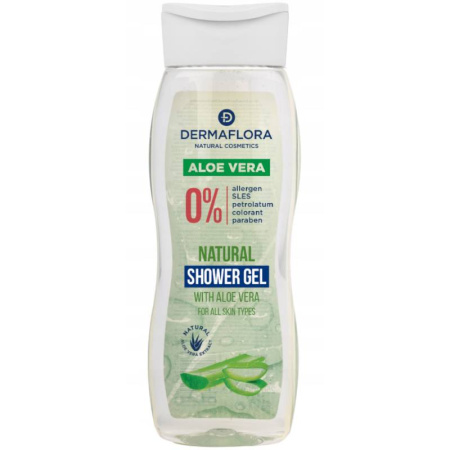 Dermaflora Гель для душа с алоэ вера для всех типов кожи, 250 мл