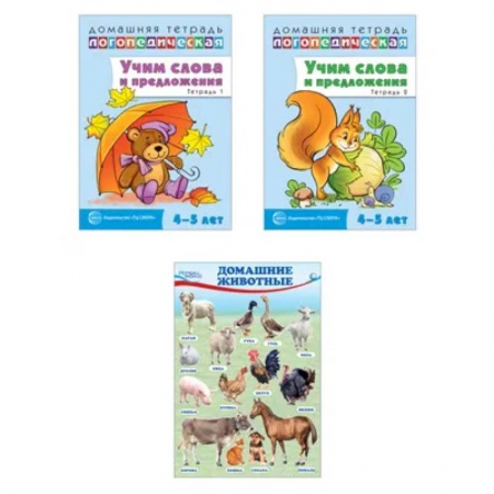 Образовательные системы. 1-4 классы, книга Комплект. Домашние логопедические тетради. Учим слова и предложения купить по скидке