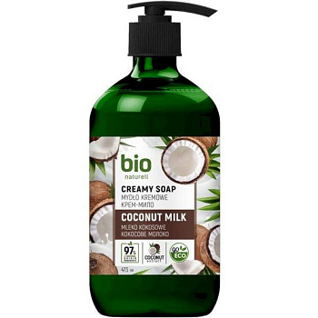 Bio Naturell Крем-мыло Кокосовое молоко,  473 мл