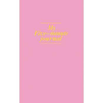 My 5 minute journal. Дневник, меняющий жизнь (твёрдая обложка, кремовая бумага, ляссе, розовая)