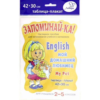 Английский. Мой домашний любимец. Для уч-ся 2-5классов