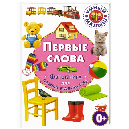 Знакомство с миром, развитие малыша, книга Первые слова. Фотокнига для самых маленьких купить по скидке