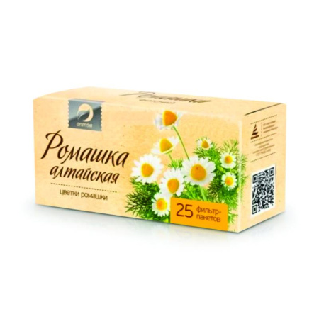 Чай травяной - Ромашка, 25 фильтр-пакетов х 1,2 г